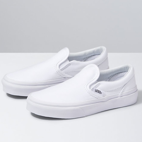 boys van slip ons